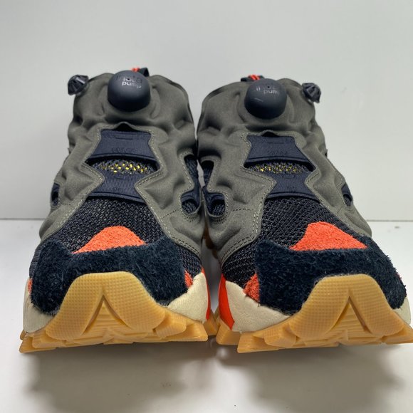 Reebok Shoes Youth Size 4 InstaPump Fury Trail‎ 'Poplar Green Black' - Picture 4 of 10